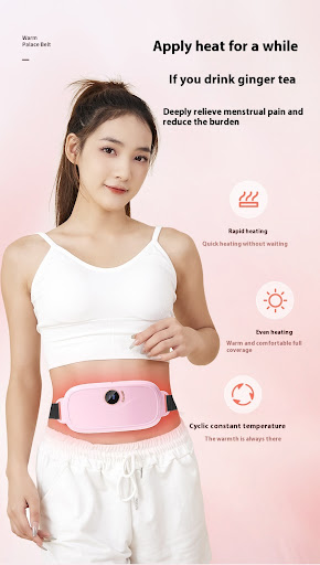 Title 1, Stomach Heating Belt Abdominal Vibration Waist ...