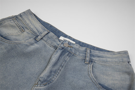 Title 24, Ripped Denim Shorts for Men and Women. Comforta...