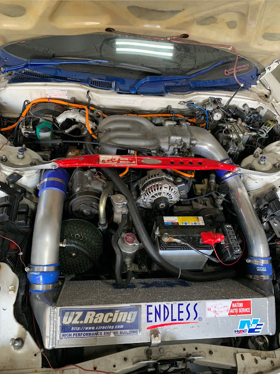 RX-7の七夕・セブンの日・タワーバー塗装に関するカスタム事例の投稿画像1枚目