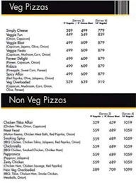 Chicago Pizza menu 1