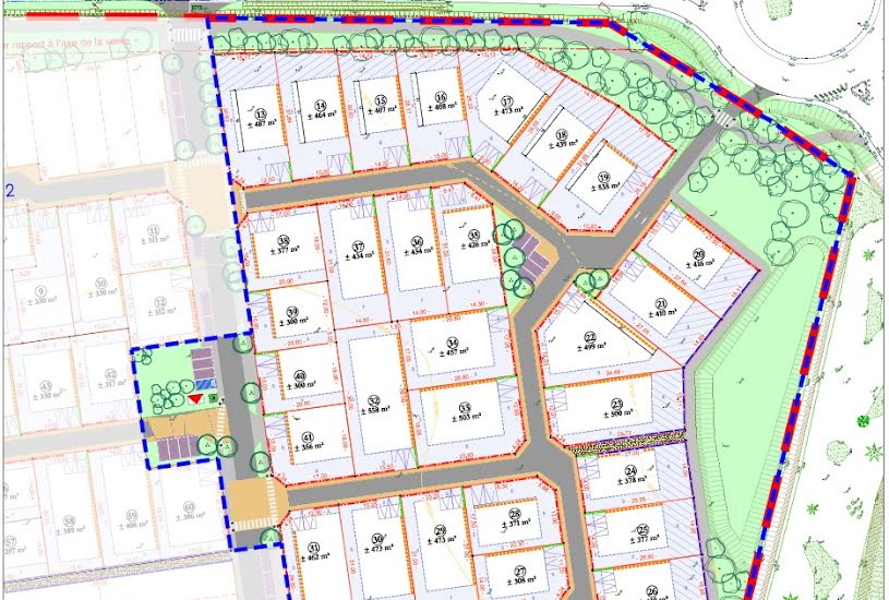  Vente Terrain à bâtir - 329m² à Bretteville-sur-Odon (14760) 