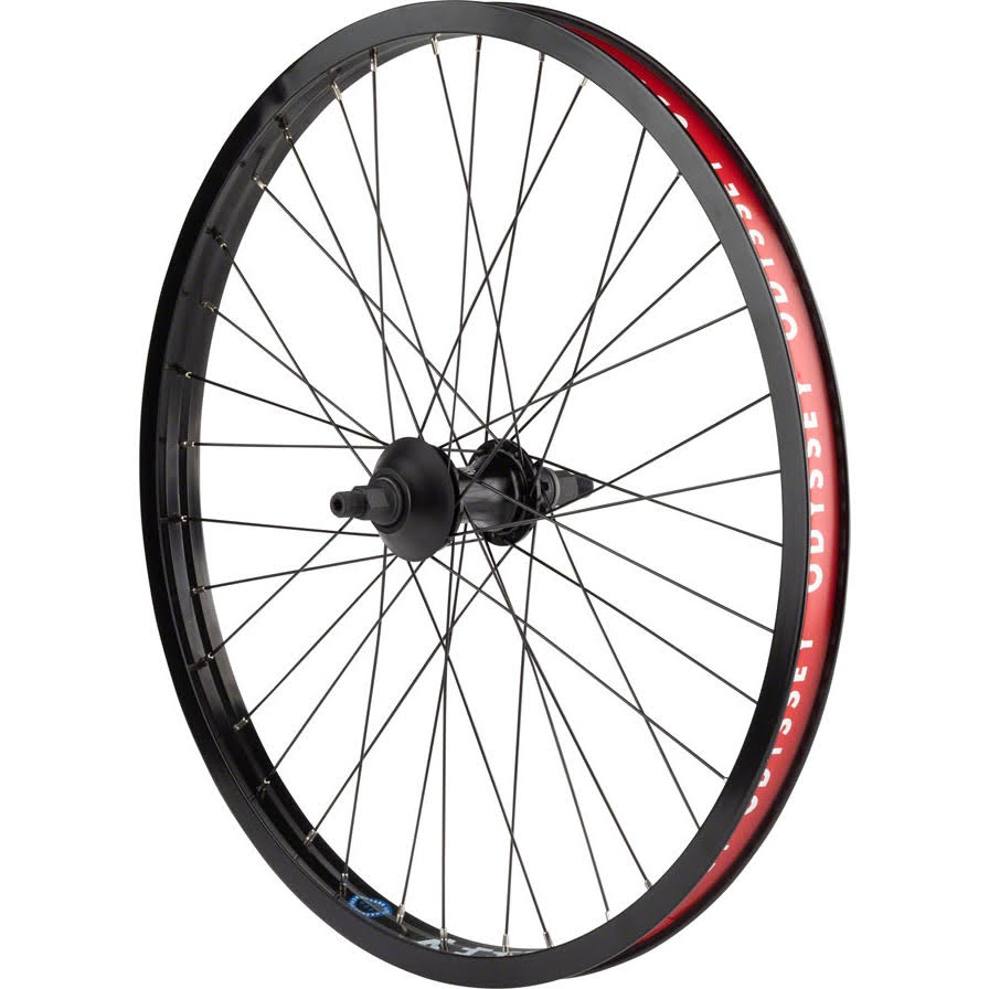 Odyssey Hazard Lite Rear Wheel - 24", 14 x 110mm, Rim Brake, Cassette, Black