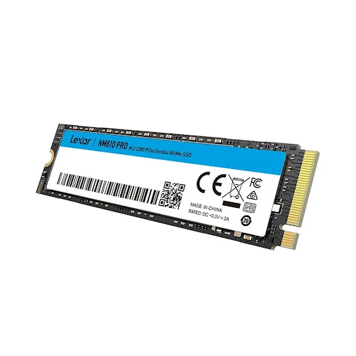 Ổ cứng SSD LEXAR NM610 Pro M.2 2280 PCIe G3x4 NVMe 500GB (LNM610P500G-RNNNG)