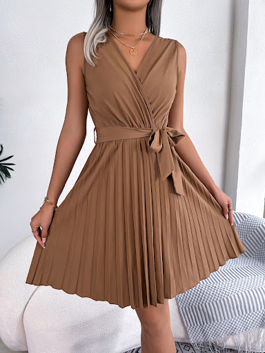 Title 9, European And American Elegant Cross V-neck Slee...
