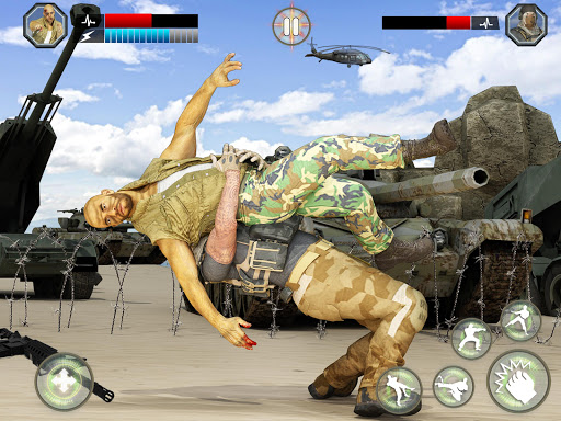 US Army Fighting Games Kung Fu Karate Battlefield