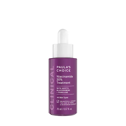 Tinh chất thu nhỏ lỗ chân lông tối ưu Paula's Choice Clinical Niacinamide 20% Treatment 20ml