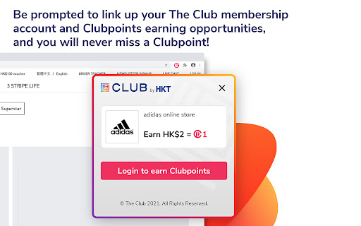 prompted your The Club membership account Clubpoints earning opportunities, miss Clubpoint! Clubpoints 