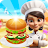 game girls cooking burger icon