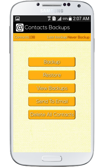 Super Backup and Restore Screen 3