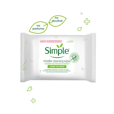 Simple Kind To Skin Micellar Cleansing Wipes - 25 Wipes