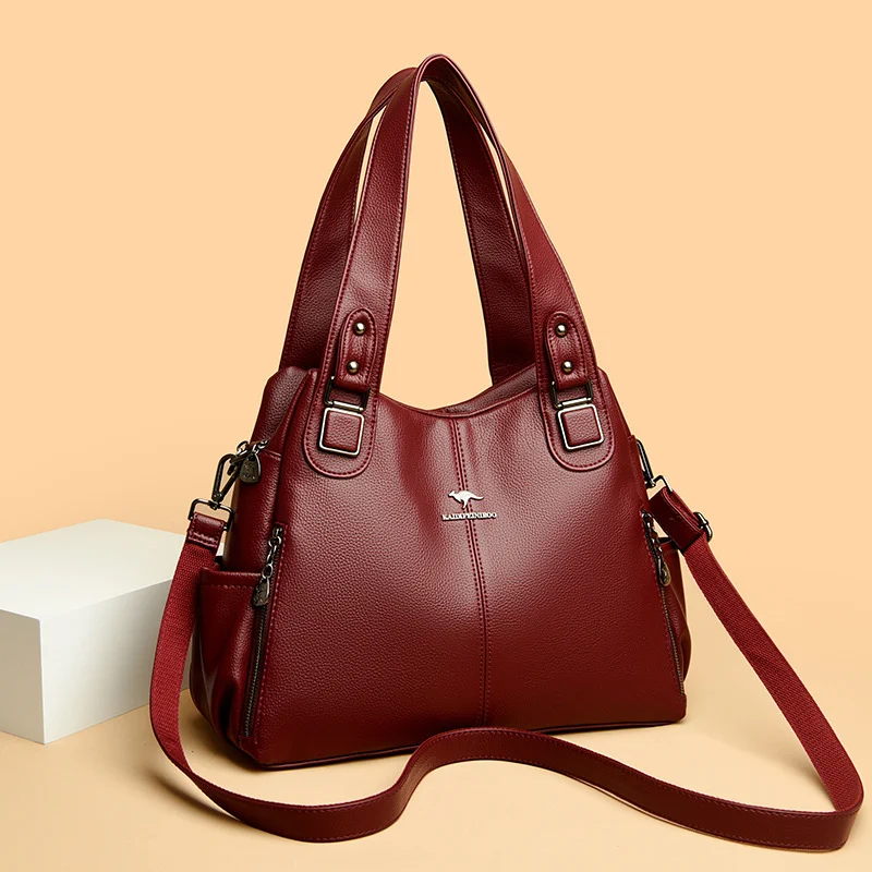Nieuwe dames schoudertas Fashion Elegante Crossbody Bag Vintage Schoudertas Designer Dames Grote Capaciteit Portemonnee