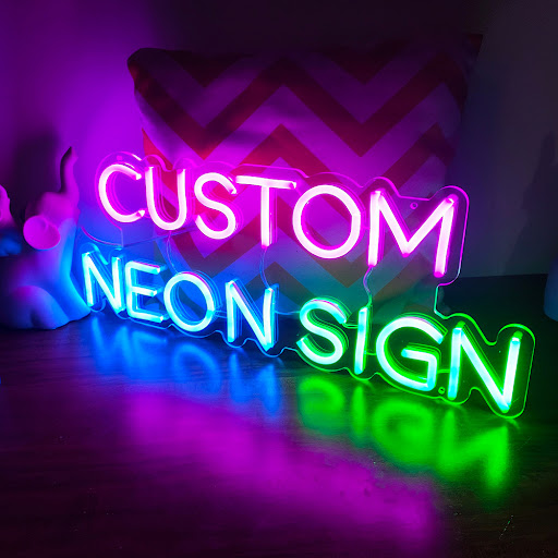 Title 3, Design your custom colorful neon letter modelin...