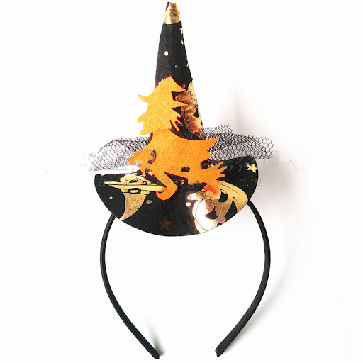 Title 2, Halloween Witch Headband Spider Skull Witch Hat...