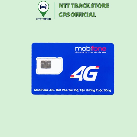 Sim Mobifone 4G Dùng Cho Định Vị Gps Xe Máy, Ô Tô - Ntt Track