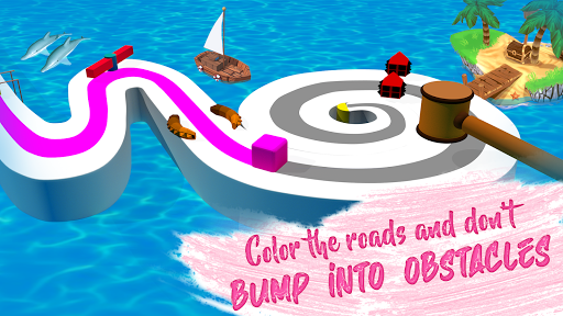 Line Color Game: 3D Adventure