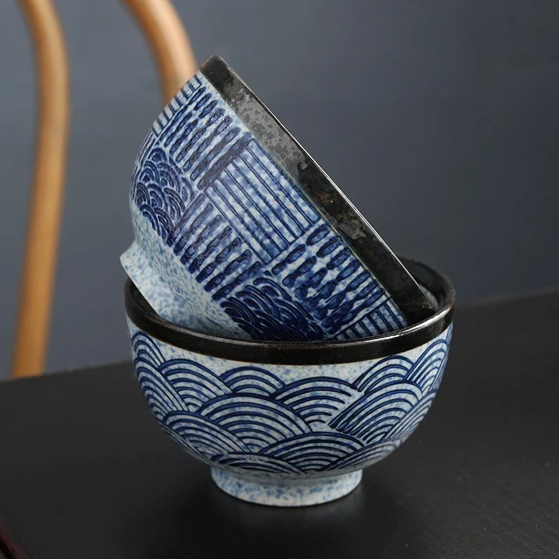 Title 7, Miska do ryżu ceramiczna retro, stylowa i kreat...