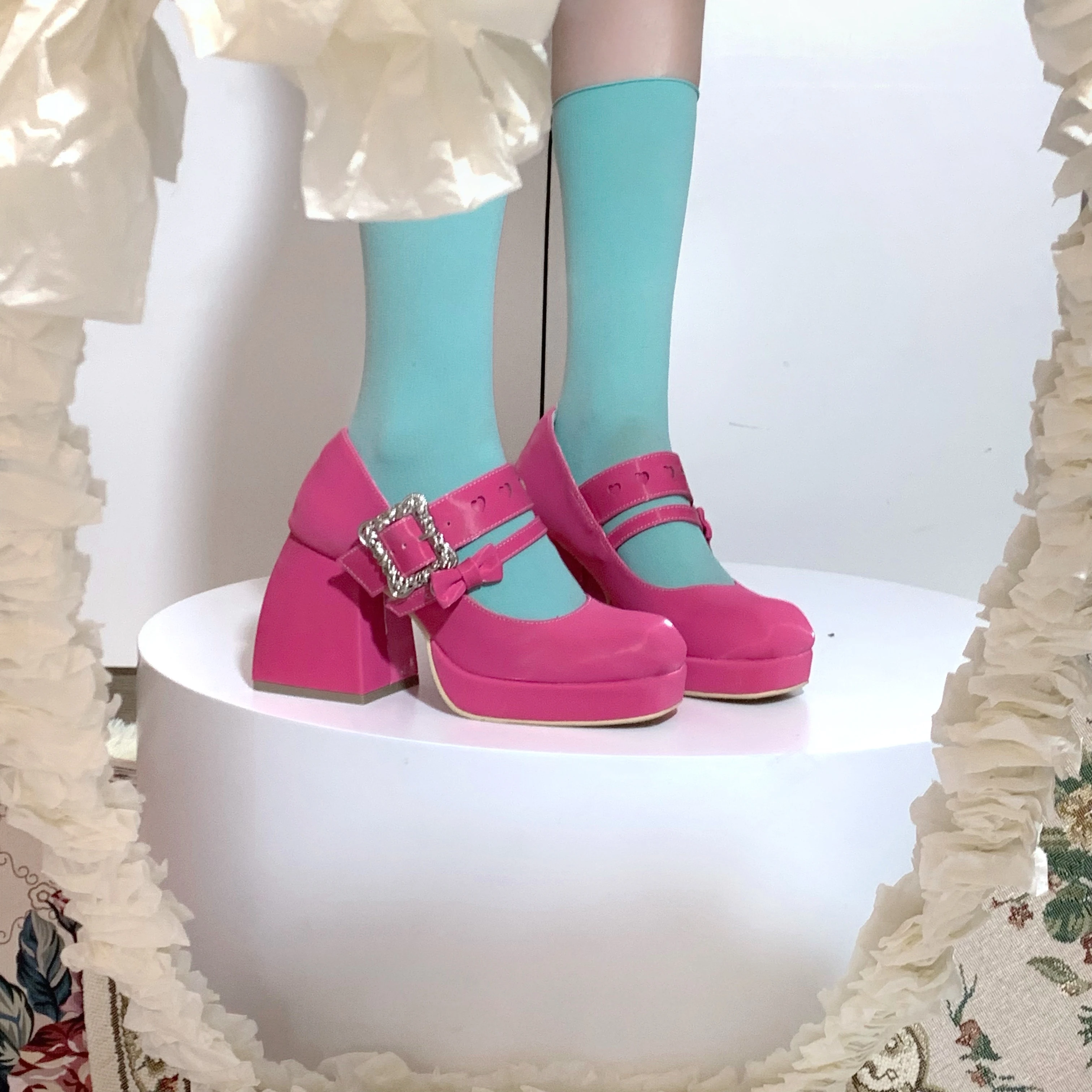 Title 6, Vielseitige, süße Damen Mary Jane Pumps mit hoh...