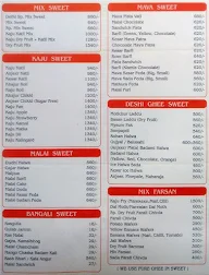 Delhi Sweet & Bhelpuri House menu 1