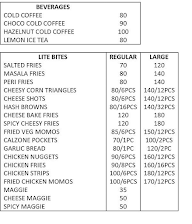 Brew-Burgers menu 2