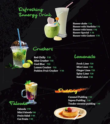 Zafran menu 