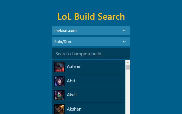 LoL Build Search Preview image 1