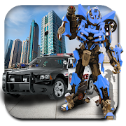 Police Robot Car Battle  Icon