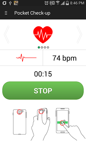 Pocket Check-up 심박 호흡 측정