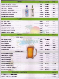 Nandanvan Resort menu 4