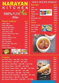 Narayan Kitchen menu 1