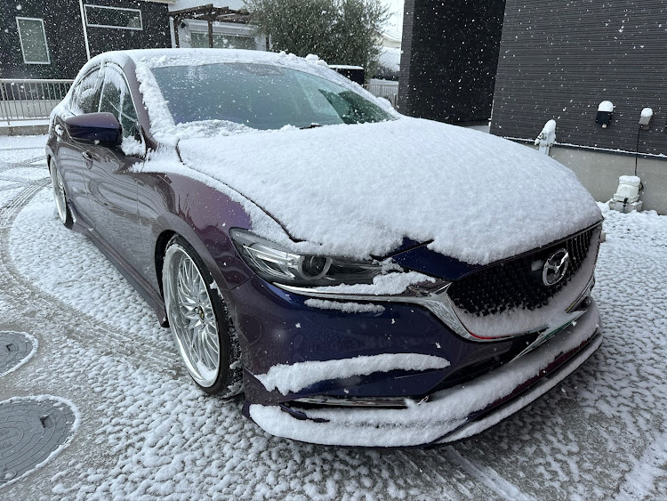 アテンザの雪とコラボ・ミライース LA300S・バッテリー上がり・カオスに関するカスタム事例の投稿画像1枚目