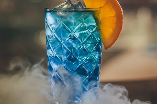 Blue Lagoon Mocktail