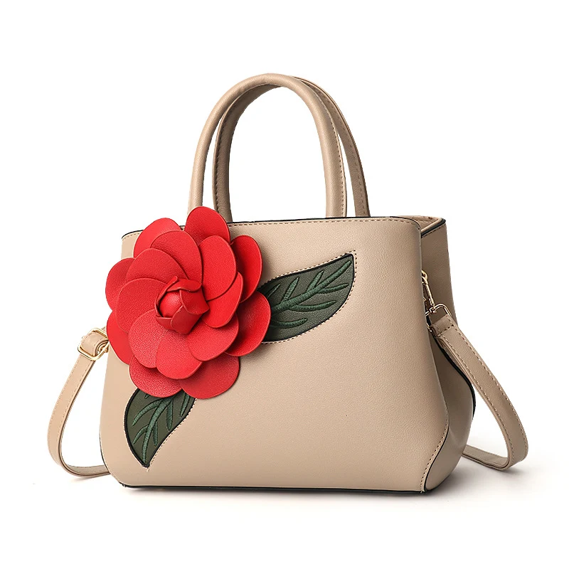 Title 6, Womens fashionable big flower handbag, a lovel...
