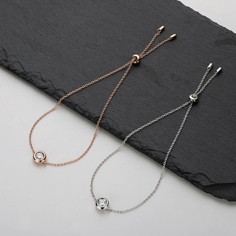 Pulseira Feminina de Prata S925 com Mossonita Brilho Excepcional e Elegância Design Sofisticado Joia para Mulheres Presente Ideal