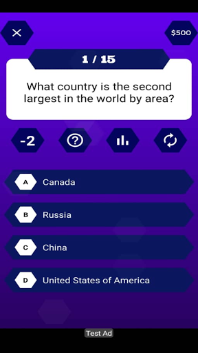 Screenshot Millionaire Game - Trivia Quiz