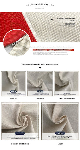 Title 6, Linen Table Flag Bohemian Style Retro Add a vin...