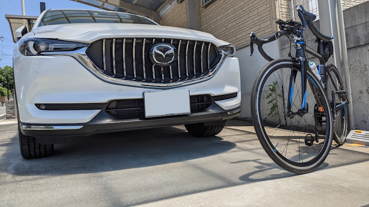 CX-8のコロナ太り注意・ロードバイクに関するカスタム事例の投稿画像1枚目