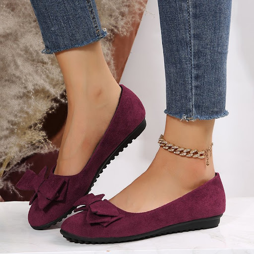 Title 6, Womens Plus Size Rubber Flat Casual Suede Shoe...