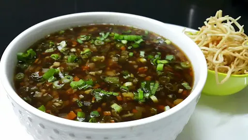 Veg Manchurian Soup