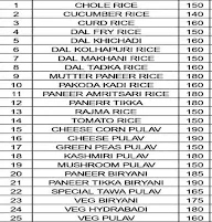 Raj Paratha House menu 1