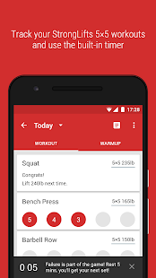   StrongLifts 5x5 Workout- screenshot thumbnail   