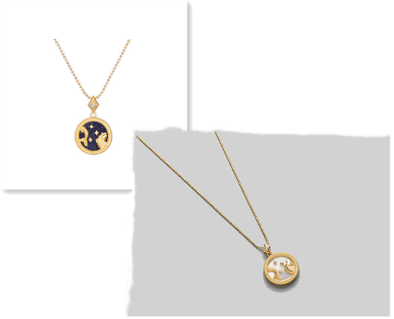 S925 Silver Twelve Constellation Pendant Necklace
