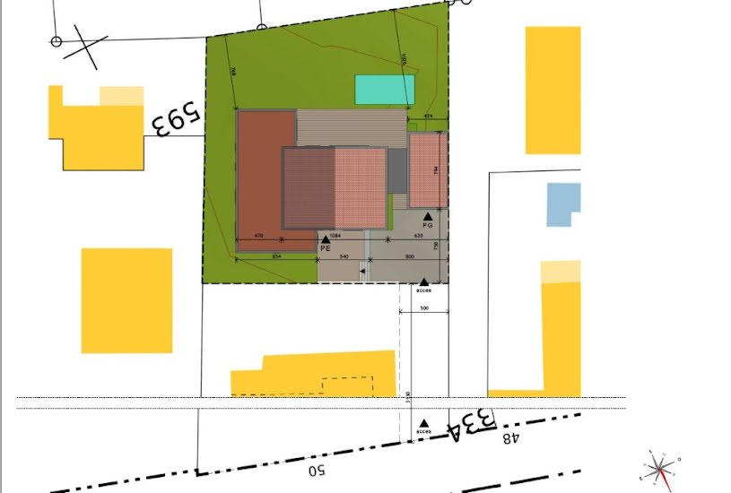  Vente Terrain + Maison - Terrain : 1 200m² - Maison : 146m² à Launaguet (31140) 