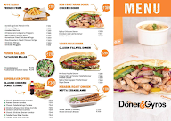 Doner & Gyros menu 1