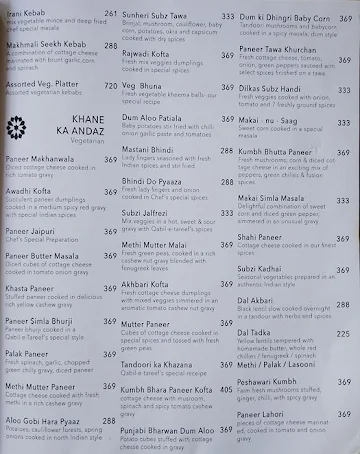 Qabil-E-Tareef menu