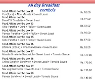 Food Affairs menu 1