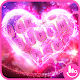 Download Sparkling Neon Hearts Keyboard Theme For PC Windows and Mac 6.6.5.2019