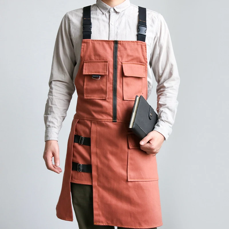 Title 3, Denim werk schort voor mannen en vrouwen Duurza...