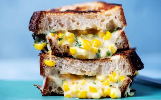 Corn Cheese Grilled Sandwich