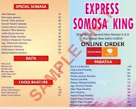 Express Samosa King menu 1