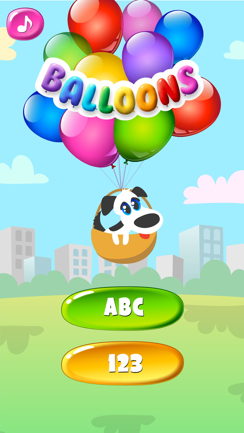 Balloons For Kids - ABC &amp; 123 Screen 2